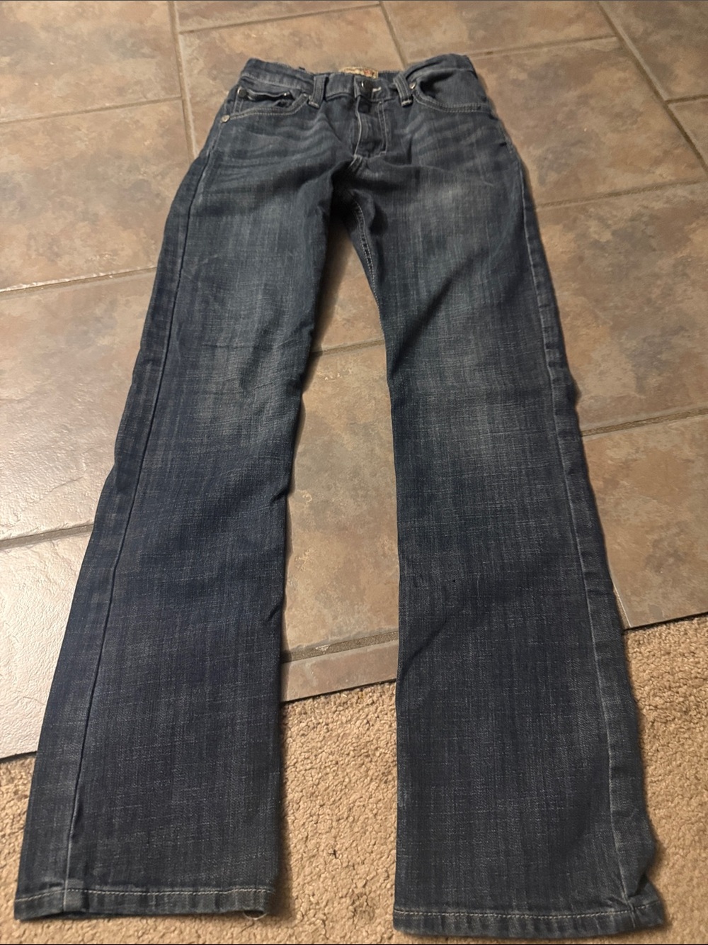 Wrangler Kids Dark Blue Straight Jeans